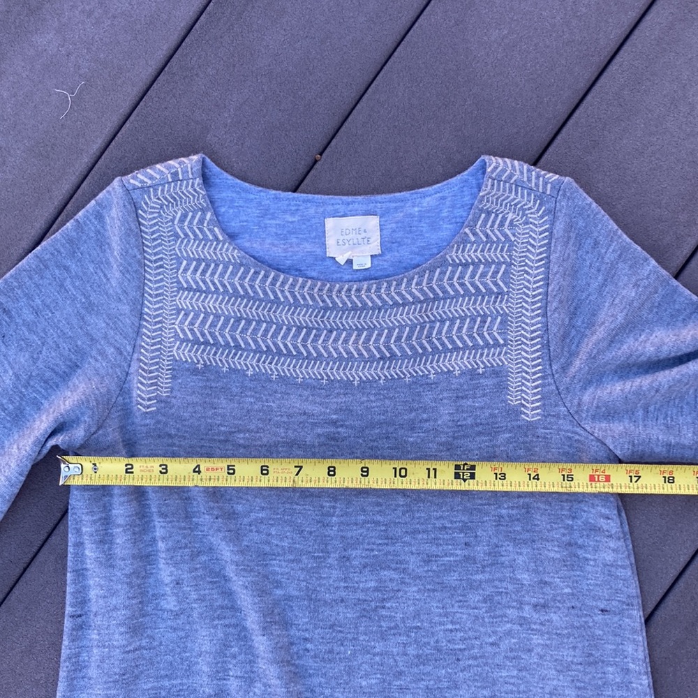 Edme & Esyllte by Anthropologie 3/4 sleeve tunic sweater dress, size sma… - Picture 9 of 15